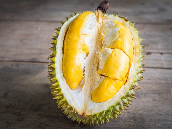 sầu riêng ăn rất nóng